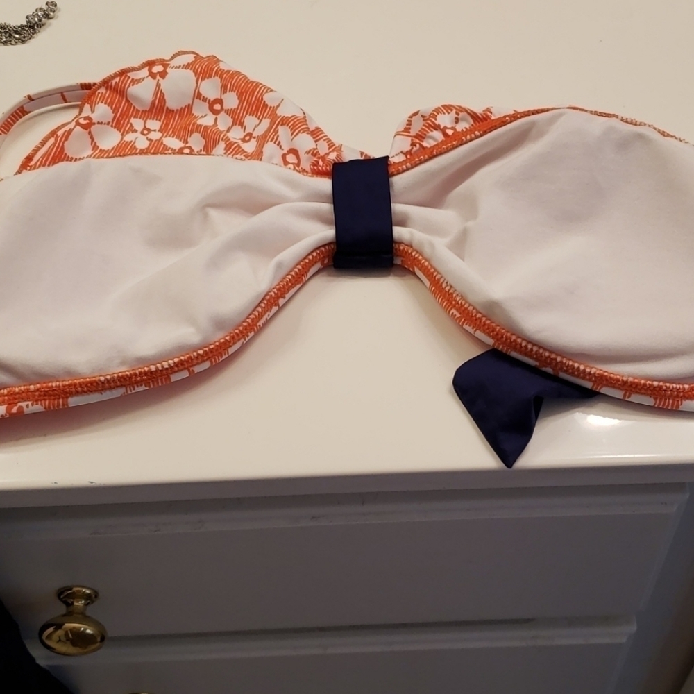 SPLENDID flower market bandeau bikini top NWT - Picture 9 of 13